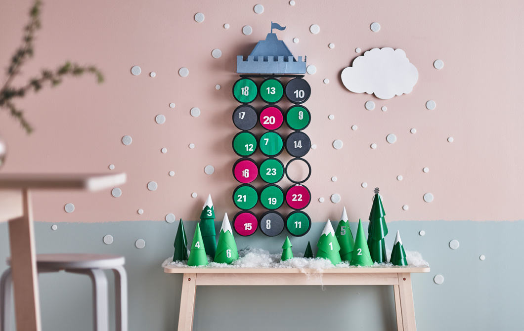 IKEA - Ένα ημερολόγιο Χριστουγέννων σαν κάστρο για παιδιά